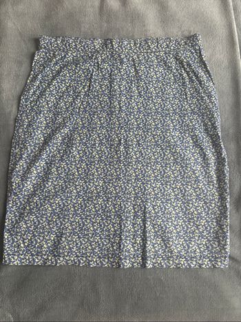 Jupe Cacharel à motifs bleu/jaune