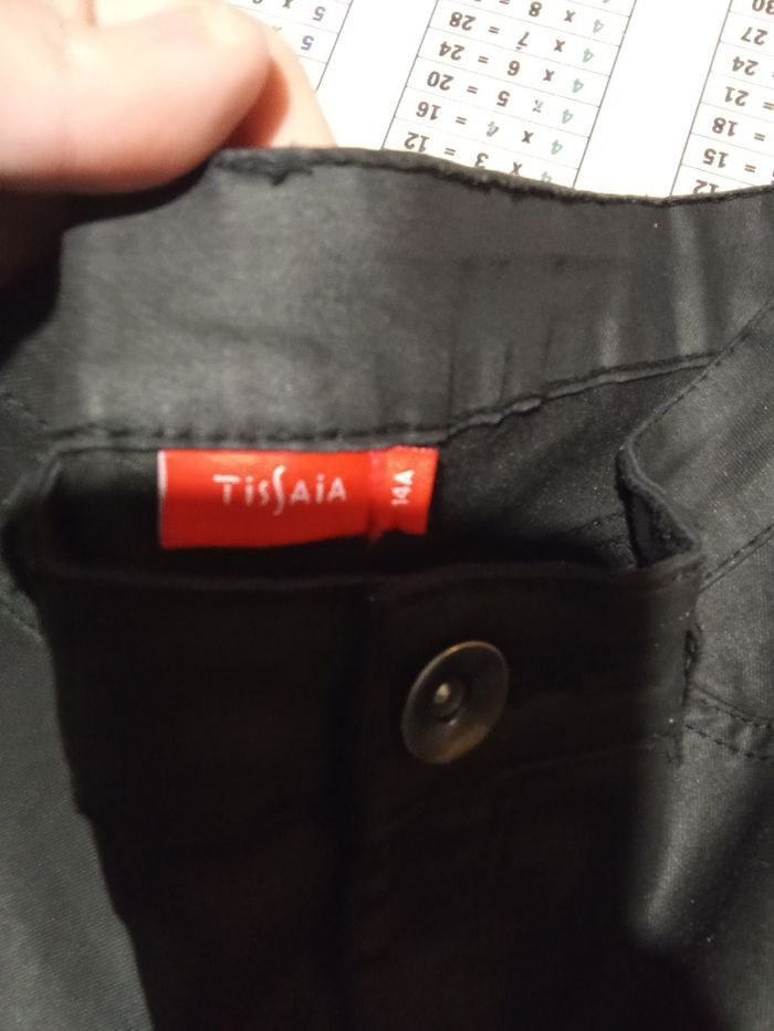 Pantalon fille 14 ans tissaia effet ciré, enduit - photo numéro 6