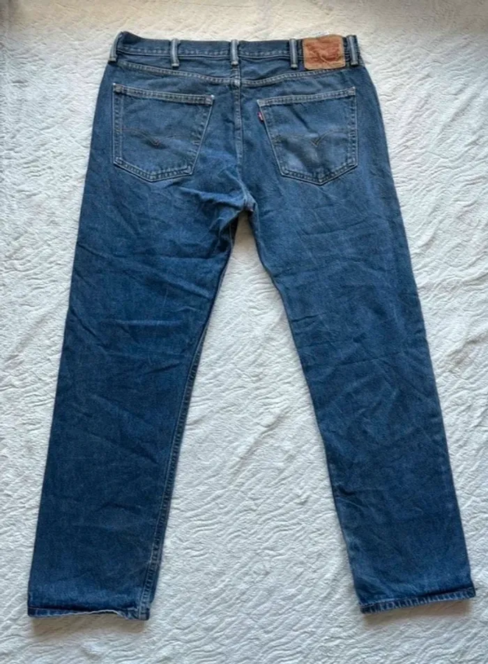 Jean Levi’s 505 Straight fit droit Bleu femme Unisexe 50/5XL L32 taille haute Y2K vintage - photo numéro 14