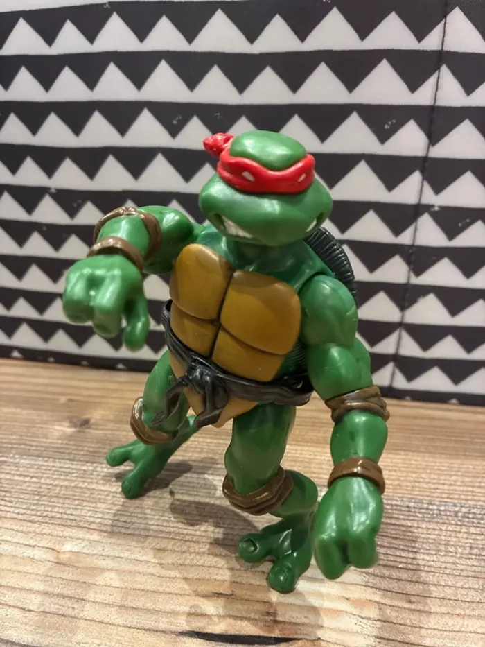 Grande figurine vintage miracles studio tortue ninja Raphaël Année 2002 Playmates toys Bon état - photo numéro 5