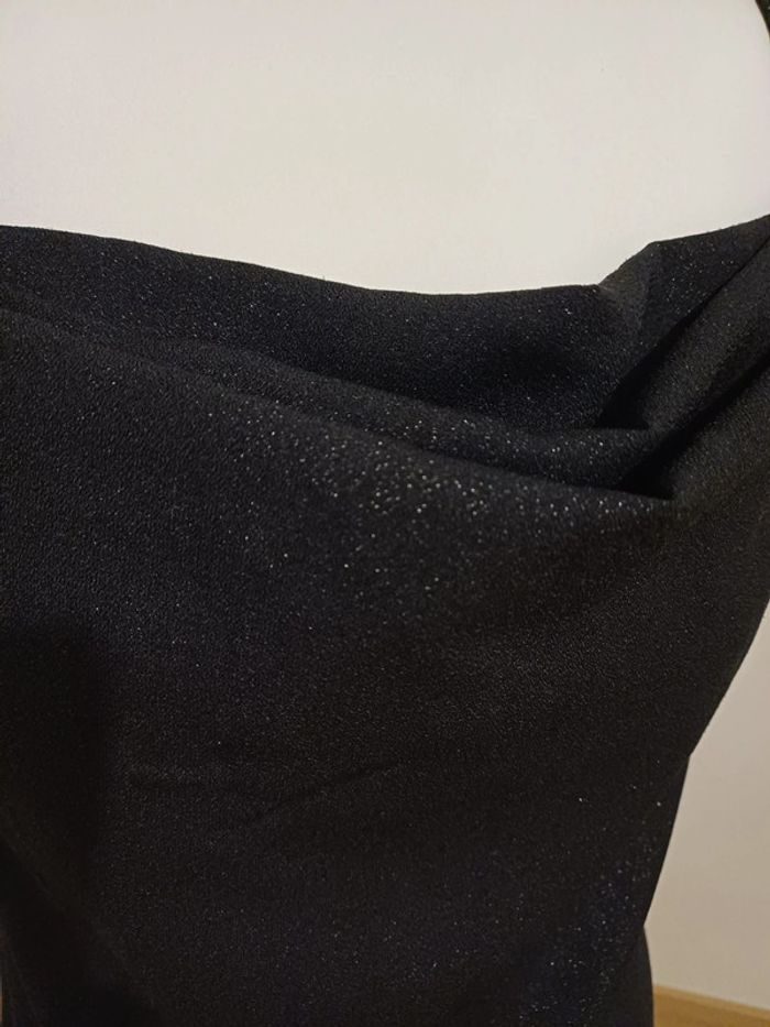 Robe longue noire Pailletée Côte à côte taille XS 34 - photo numéro 3