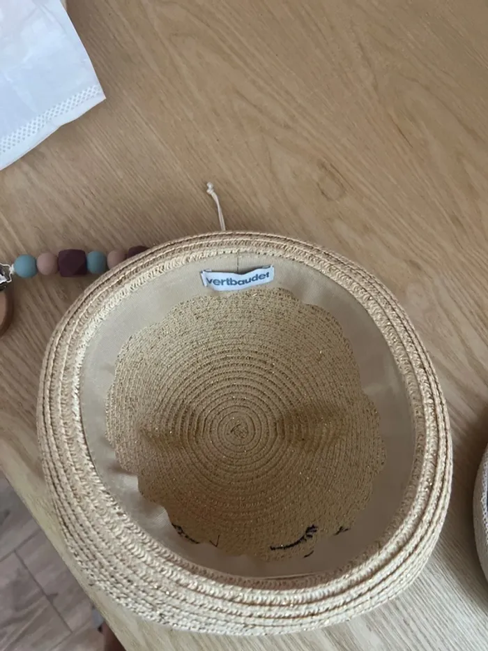 Chapeau forme chat bébé fille Vertbaudet 44/47cm 12/18 mois - photo numéro 3