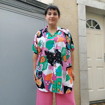 Magnifique chemisette grande taille