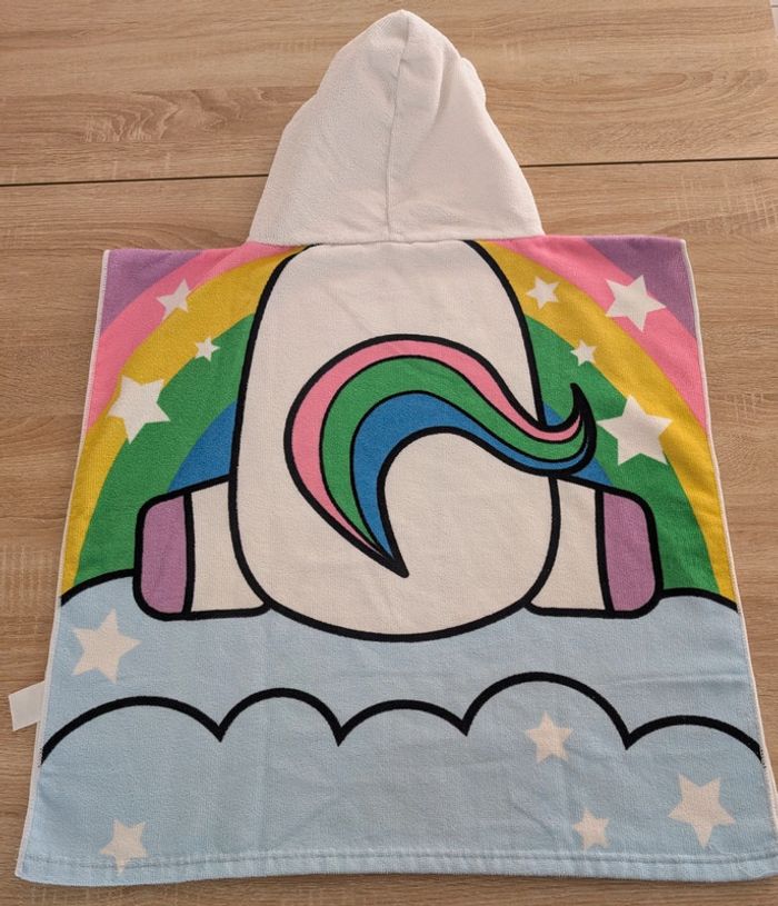 Poncho fille licorne - photo numéro 2