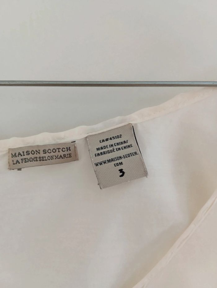 Blouse Écrue broderies maison scotch "la femme selon Marie" - photo numéro 12