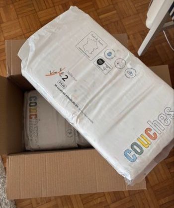 4 paquets de couches la marque en moins taille 2