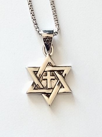 Chaîne + pendentif religieux
