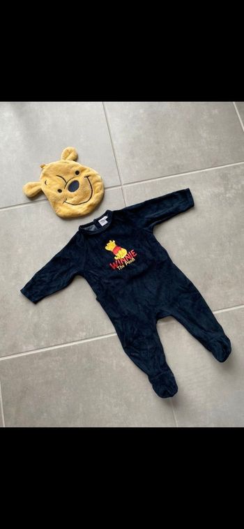 Pyjama Winnie L'Ourson et son range pyjama Disney 6 mois