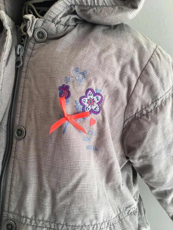 Parka manteau à capuche fille 3 ans - photo numéro 2