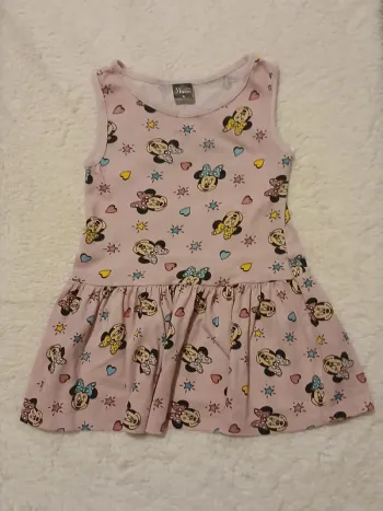 Robe fille 👧🏻 100% coton Minnie 2 ans