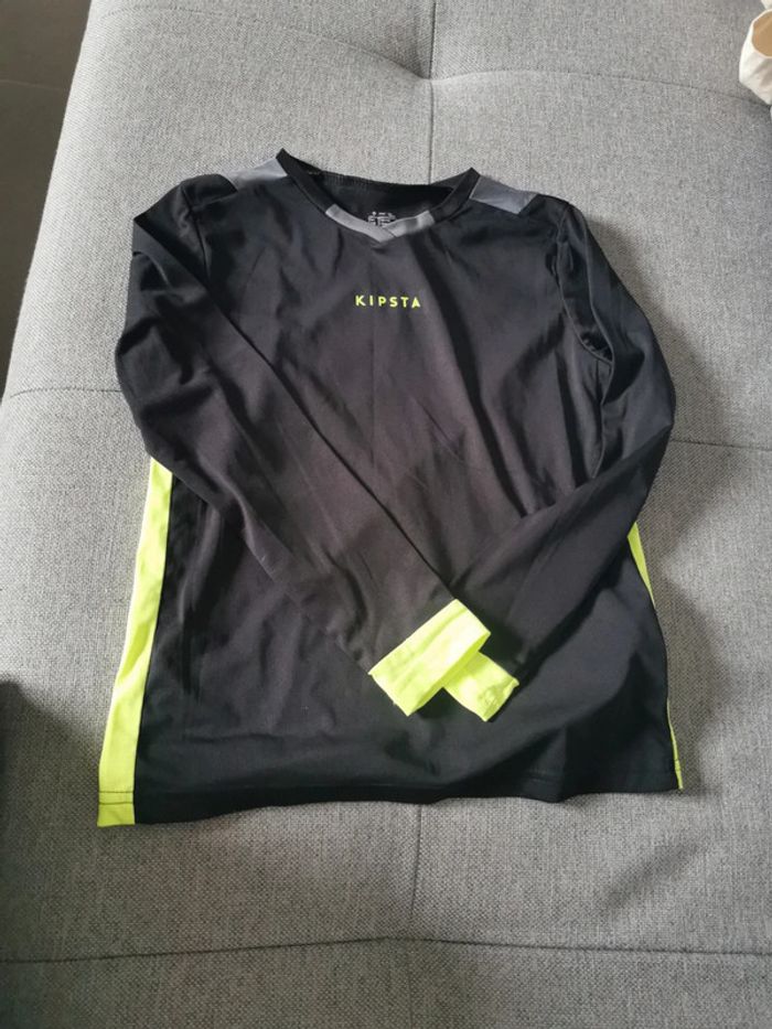 Maillot de foot kipsta manches longues 8 ans
