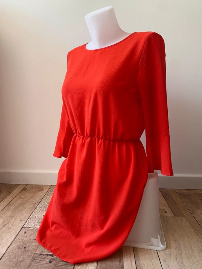 Robe courte corail
