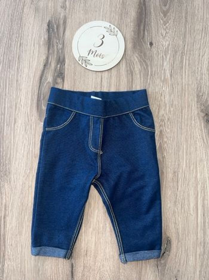 Legging jean 3 mois fille tex baby