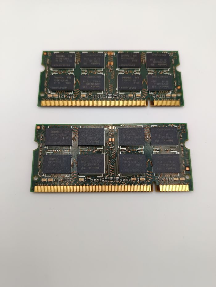 LOT 2 CARTES DDR2. 2GB Rx8 PC2-6400S-666-12 - photo numéro 4