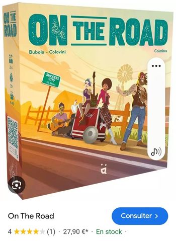 Jeux de société on the road coumbra neuf fermer et plastifier