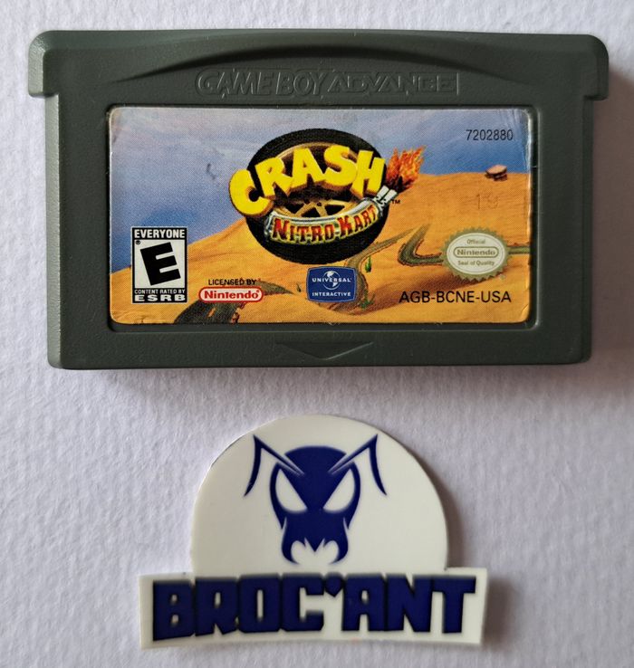 Crash Nitro Kart USA Nintendo Gameboy Advance GBA