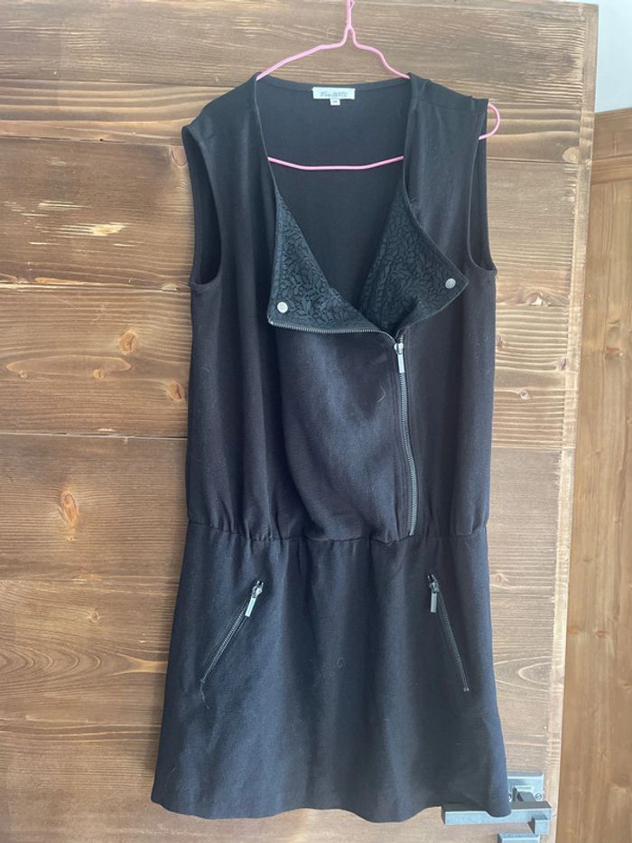 Robe noire débardeur courte