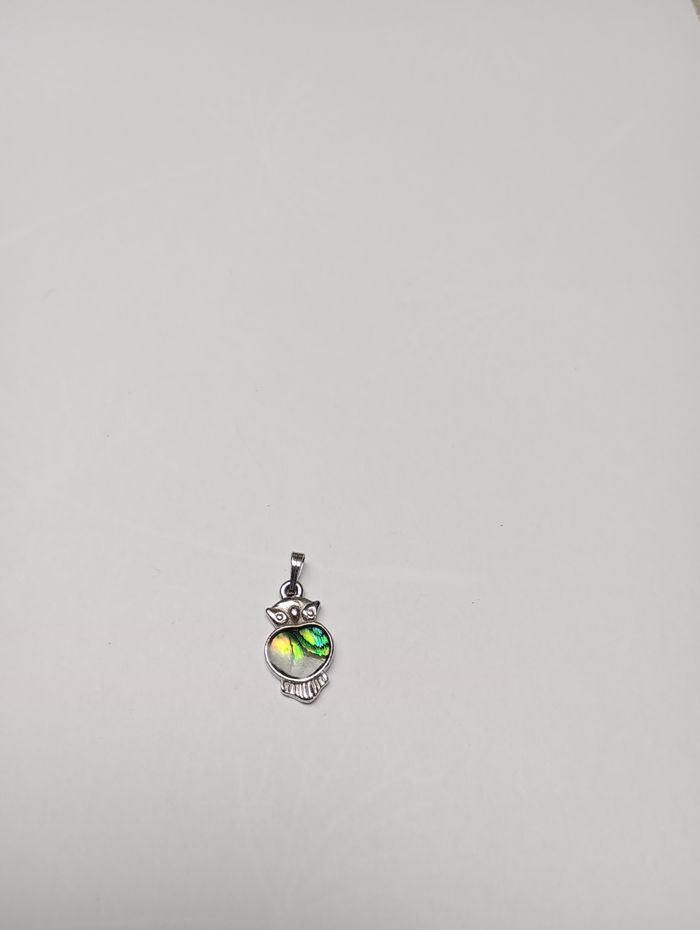 Pendentif hibou vert - photo numéro 3
