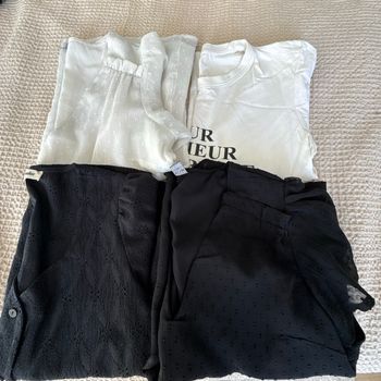 4 hauts et tee-shirts taille M Kiabi