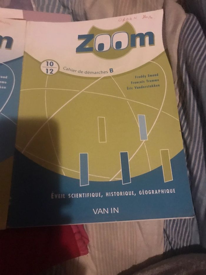 Lot livre zoom Cahier de démarche A et B 10-12 ans Van in - photo numéro 2