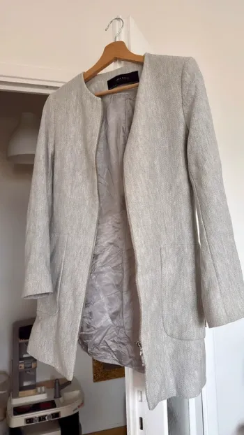 Veste grise classe Zara basic