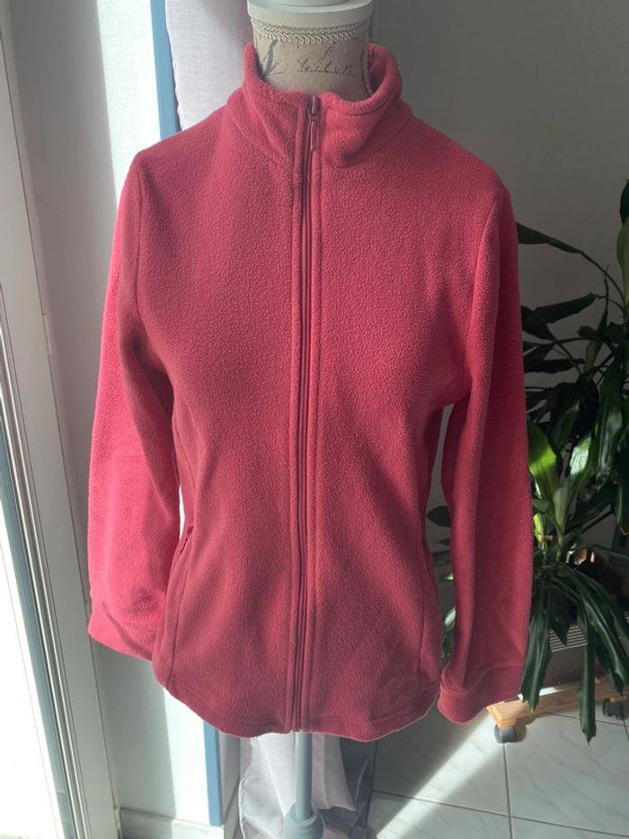 Polaire femme rose taille S