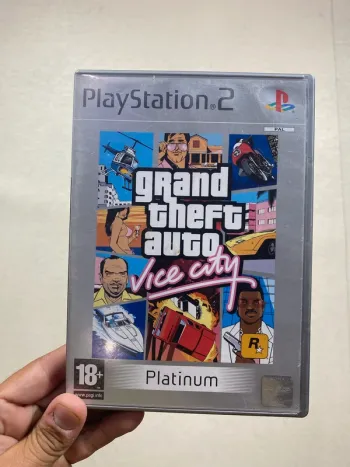 Jeu PlayStation 2 – Grand Theft Auto: Vice City (Platinum)  Complet avec notice et guide