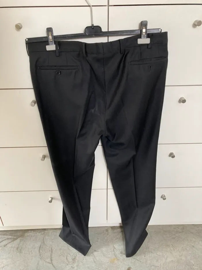 Sublime pantalon noir incotex || 100% laine || high comfort - photo numéro 4