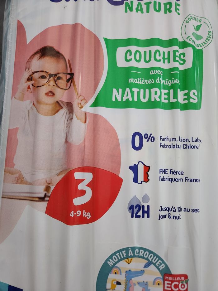 1 paquet de couches T3 (4-9 kg) 50 unités - photo numéro 2