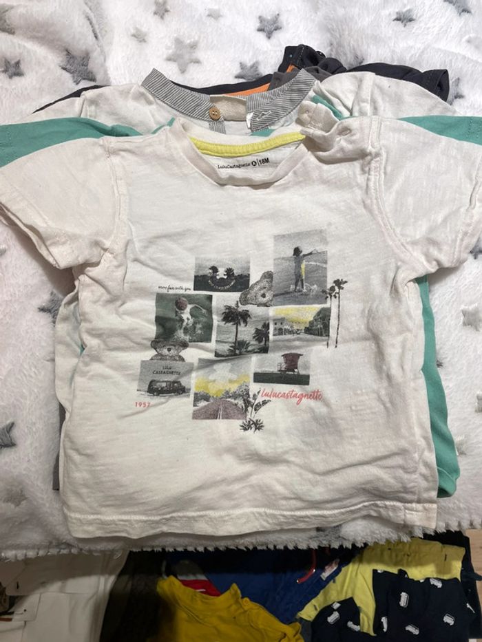 Lot 10 T-shirt 18 mois - photo numéro 7