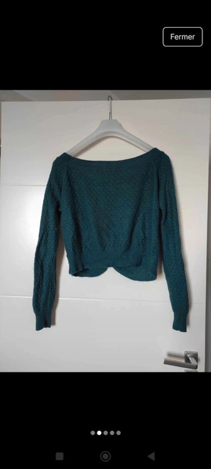 Pull bleu - photo numéro 2