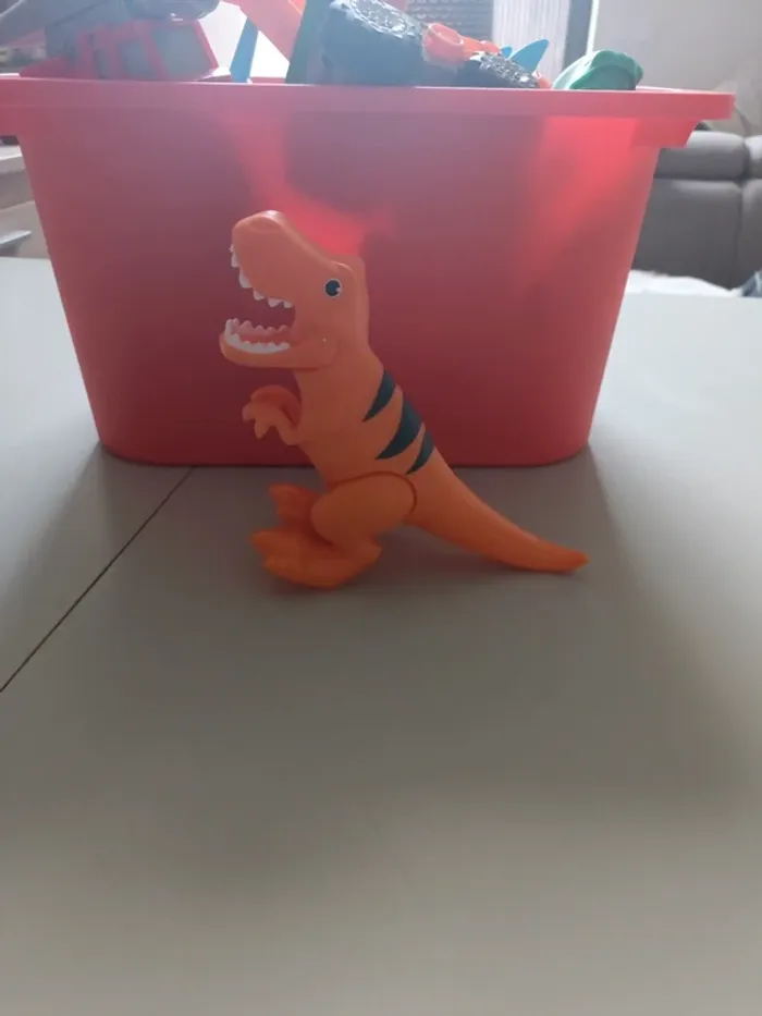 Dinosaure pat patrouille orange