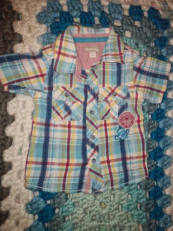 Chemise manches courtes 12 mois