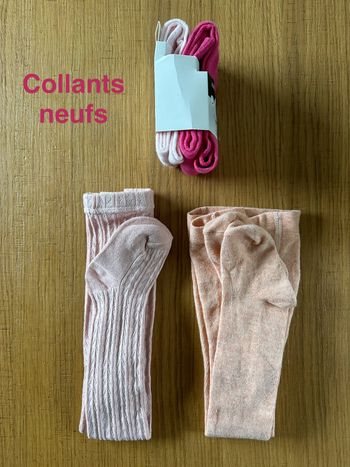 Lot de 4 collants taille 21-23 neufs