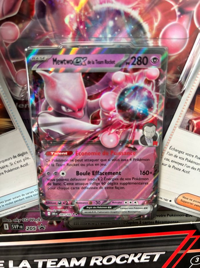 Coffret Mewtwo ex de la team rocket reconditionné - photo numéro 4