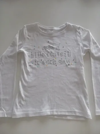 Joli t-shirt manches longues Zeeman