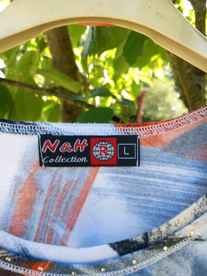 T shirt manche courte N&H collection taille L - photo numéro 5