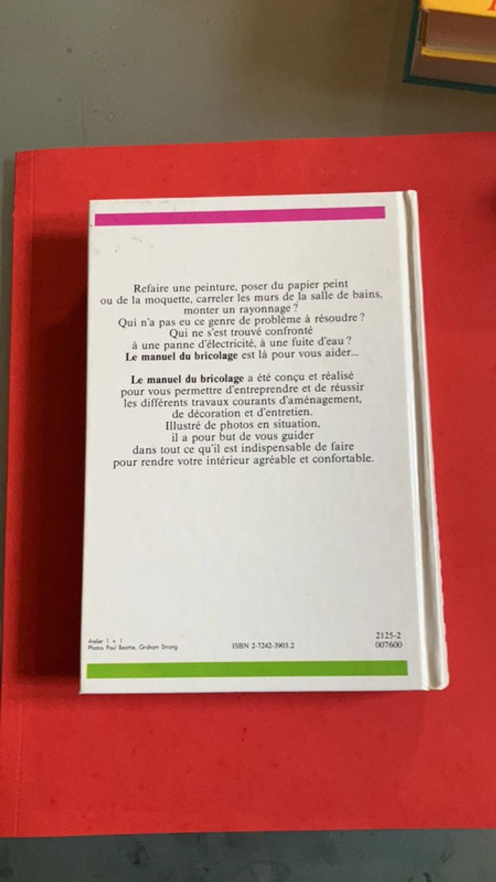 Livre. Le Manuel du Bricolage. - photo numéro 2
