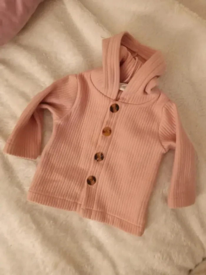 Gilet shein bébé rose