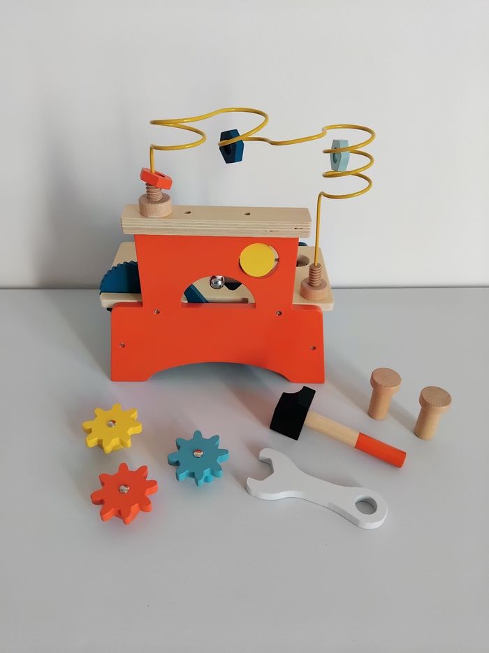 ETABLI en Bois Eveil Multi Activités VILAC 18 mois 🧮 - photo numéro 4