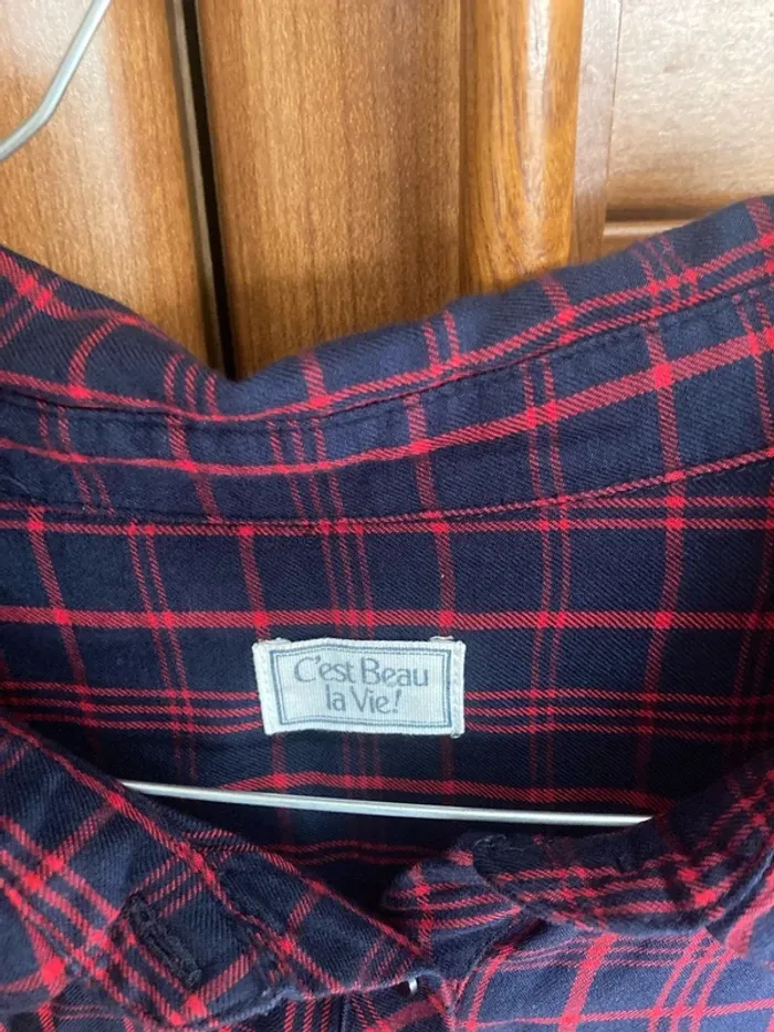 Chemise femme 40 L c’est beau la vie - photo numéro 3