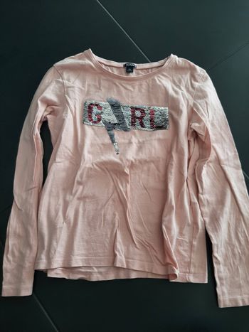 T-shirt fille 10 ans kiabi rose