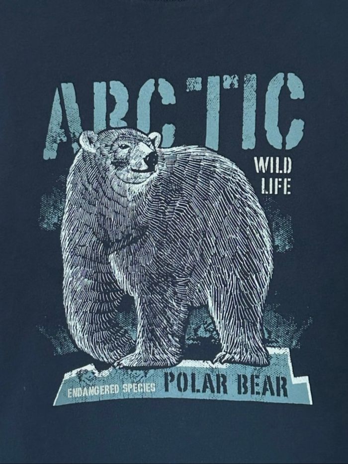 Teeshirt manches longues motif Ours polaire. - photo numéro 2