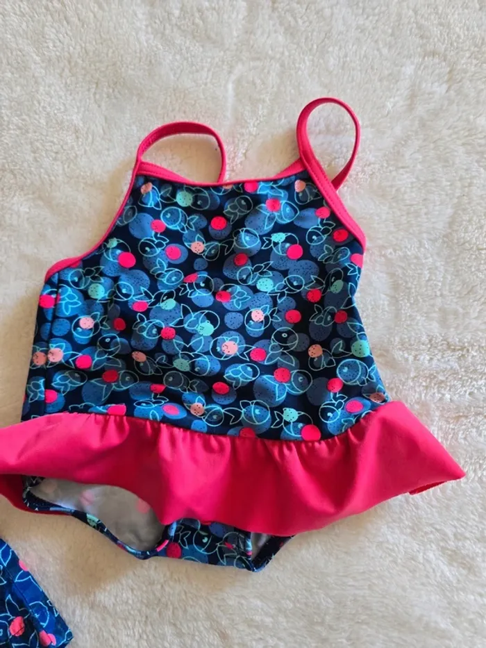 Ensemble robe et maillot de bain dpam 12 mois - photo numéro 5