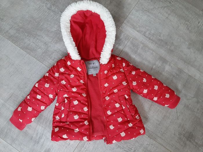 Doudoune motif petits chats