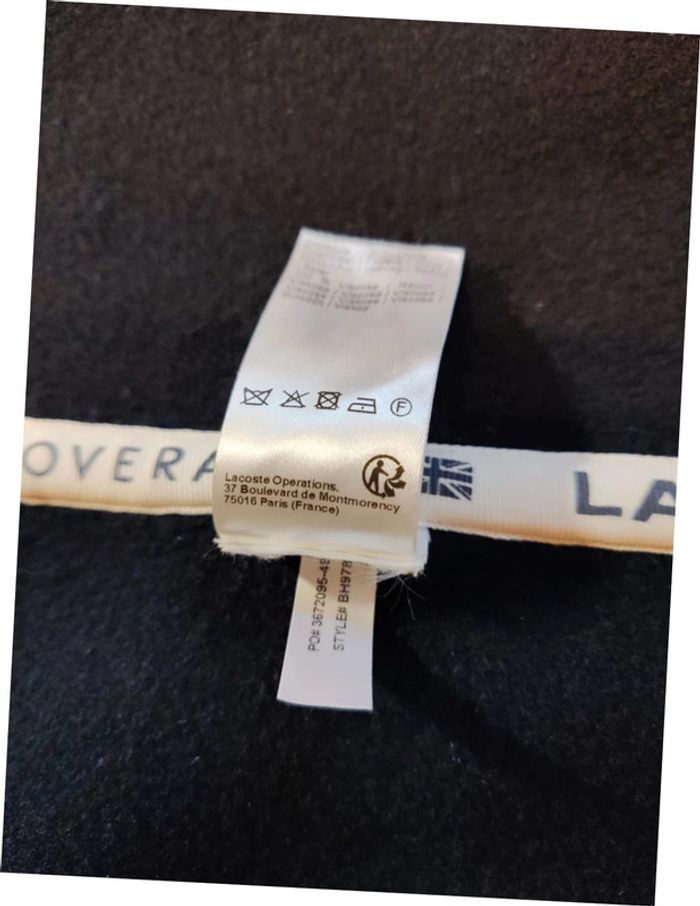 Lacoste X gloverall manteau laine veste longue chaude - photo numéro 7