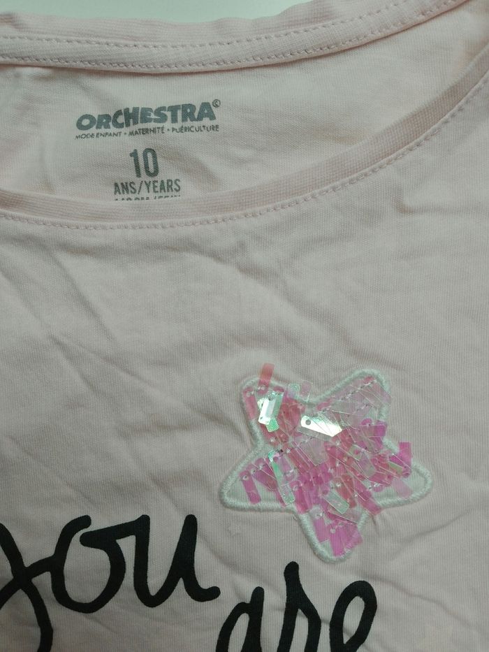 Tee-shirt fille 10 ans Orchestra - photo numéro 2