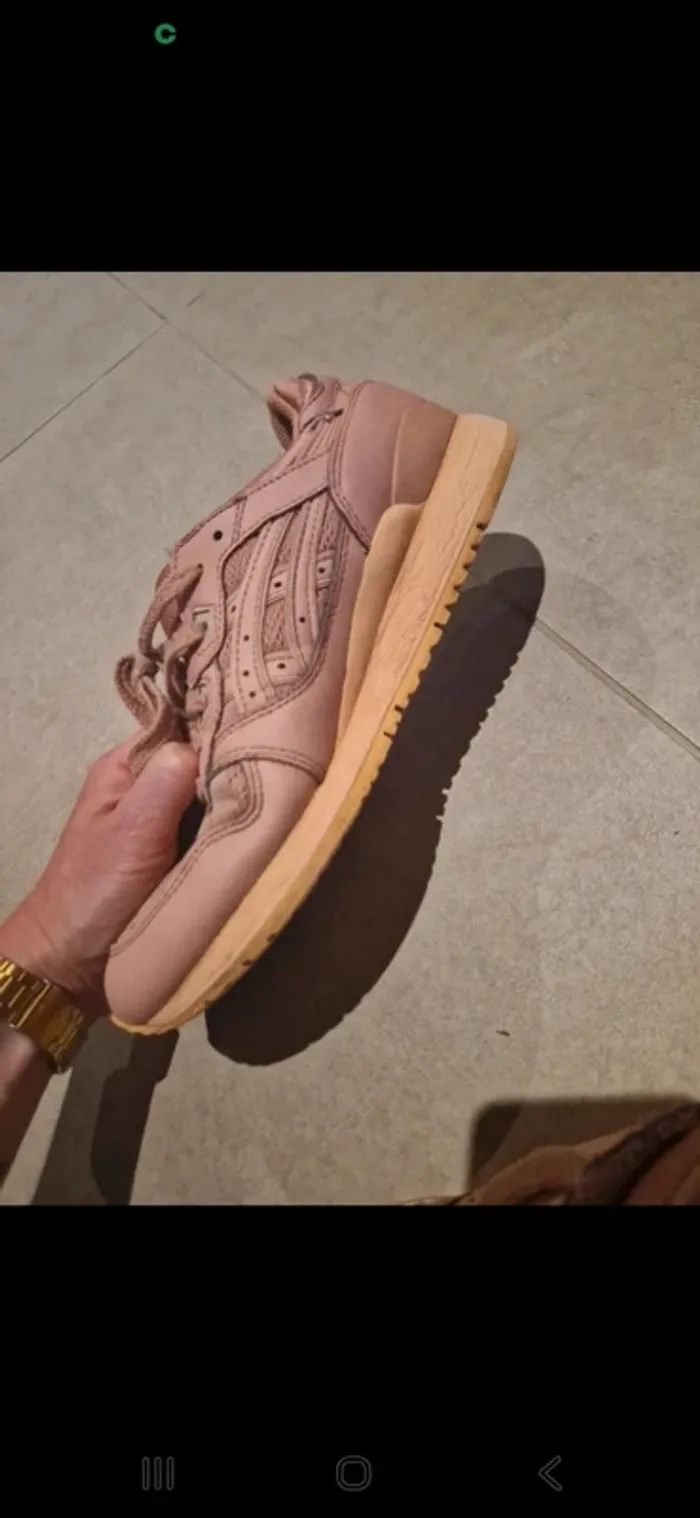 Basket asics gel lyte III rose taille 38 - photo numéro 7