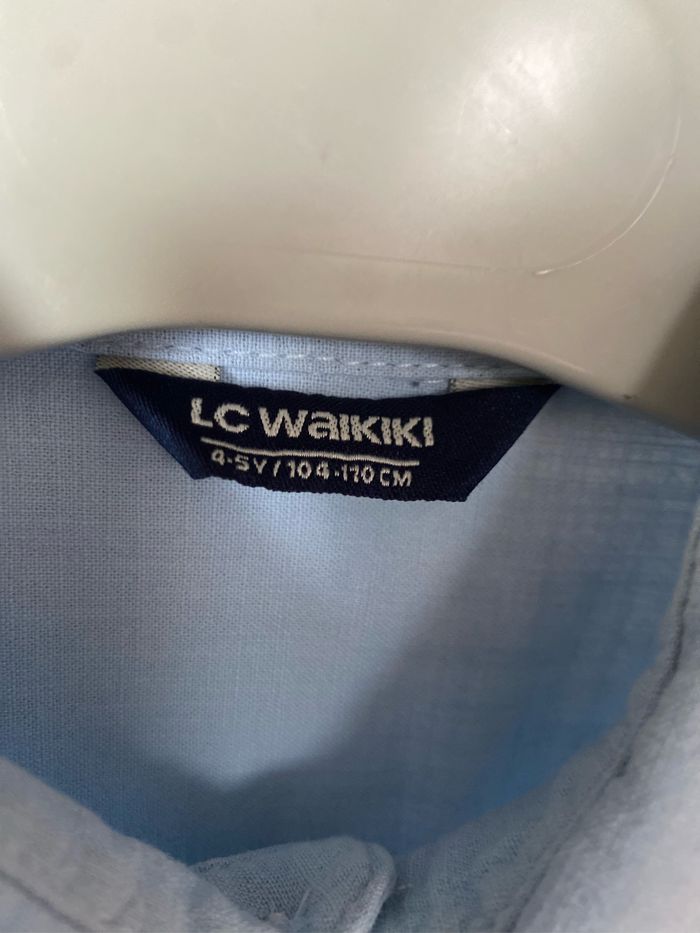chemise mc bleu ciel 4 ans Lc waikiki - photo numéro 3