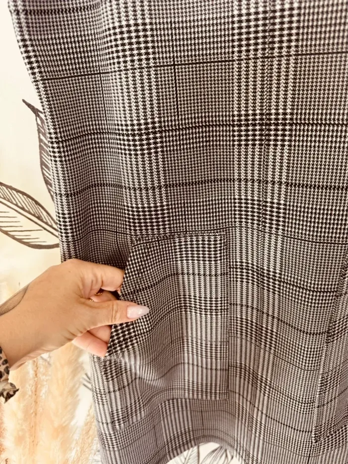 Taille 12 ans robe et teeshirt fille Liberto Orchestra gris et rose * carreaux * 🩷 - photo numéro 3